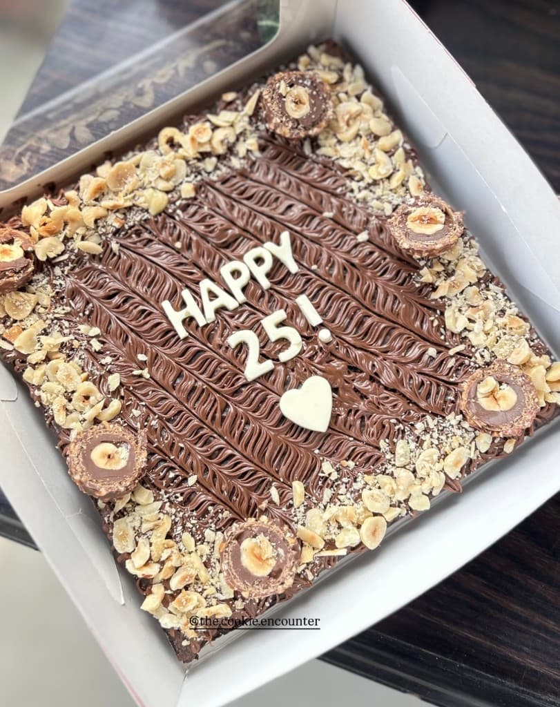 600g Hazelnut Brownie Cake 2