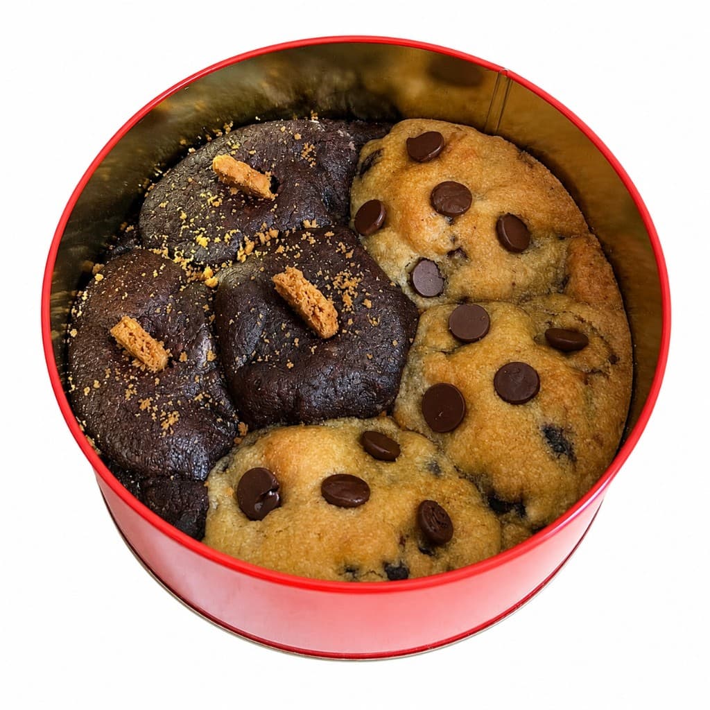 Assorted Flavour Cookie Tin